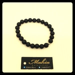 Men bracelet black